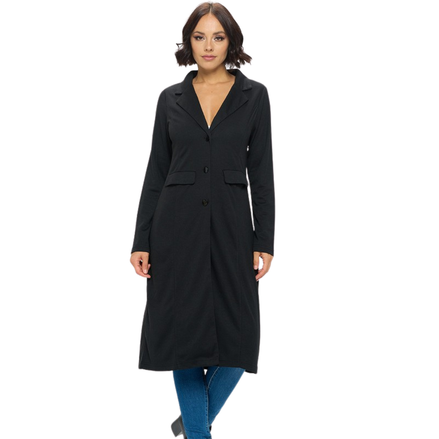 Ever B Light Weight Trench Coat Beige & Black S-L