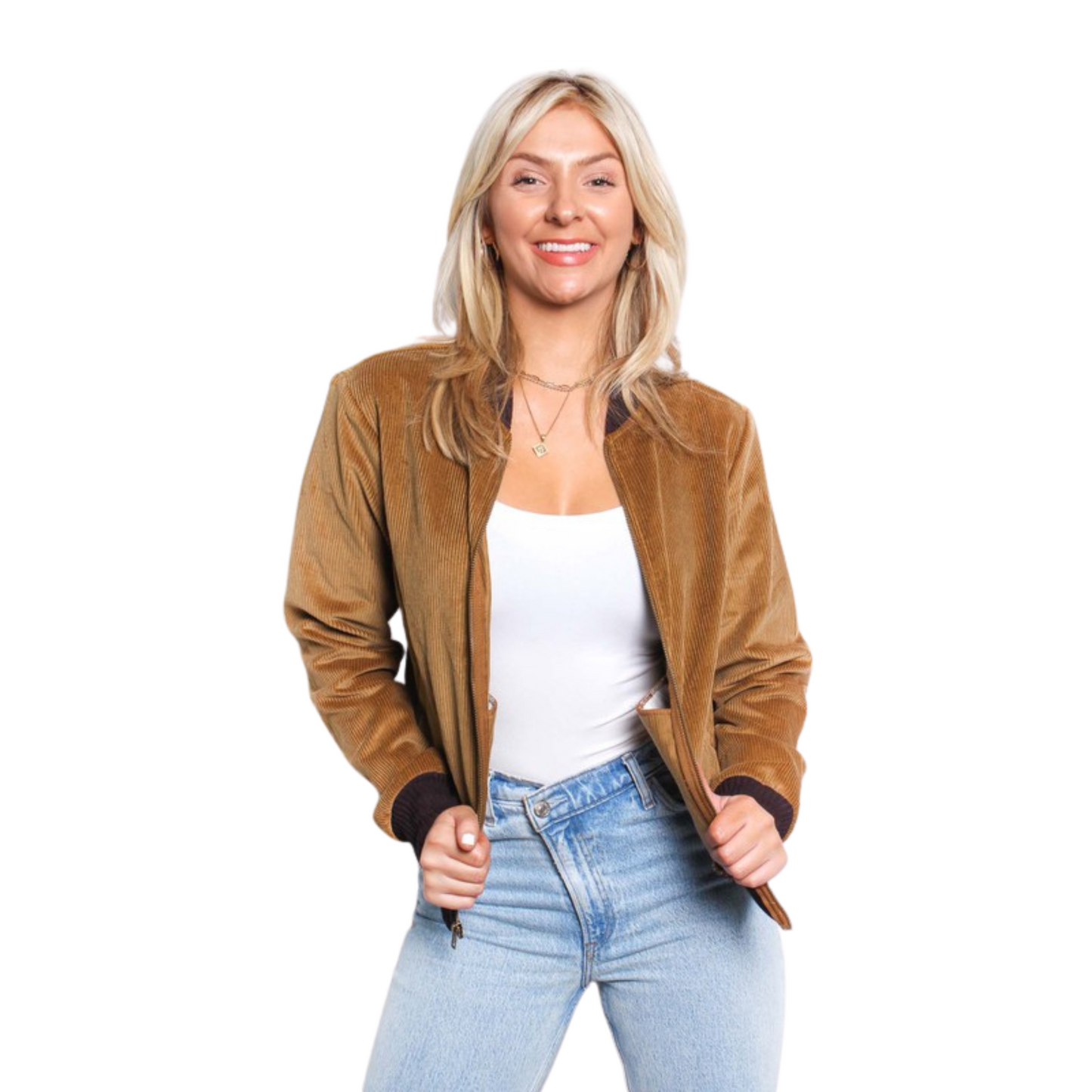 Corduroy Bomber Jacket (XS-L)