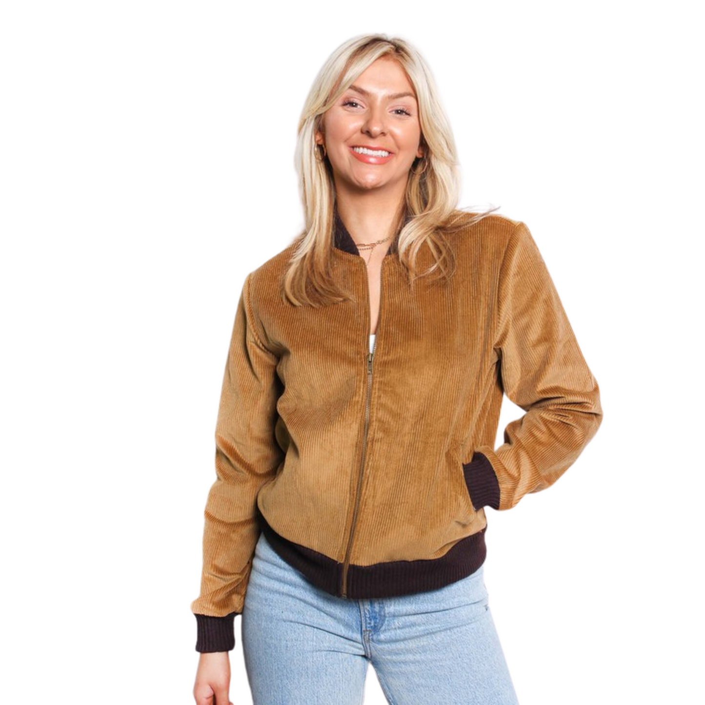 Corduroy Bomber Jacket (XS-L)