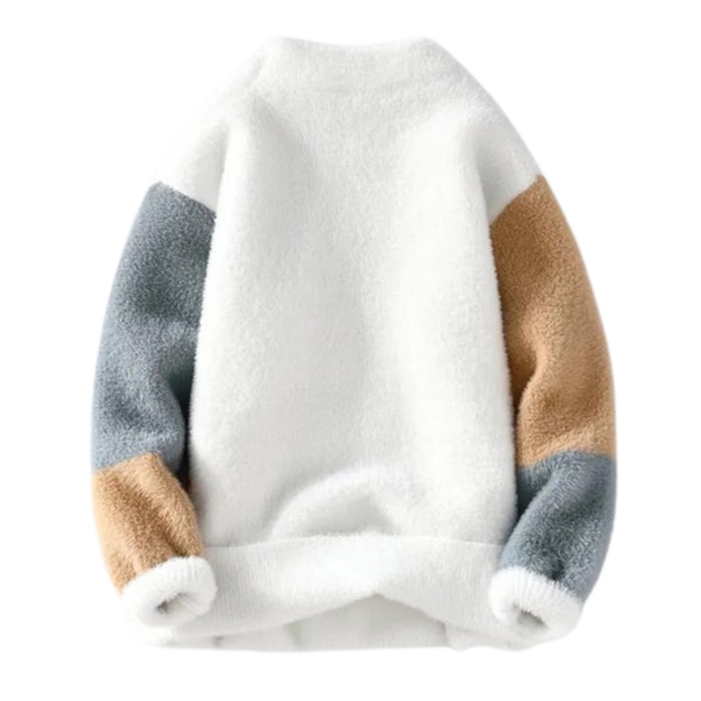 Song and Soul Crew Sweater Wool (Taupe & Army Green, M-3XL)