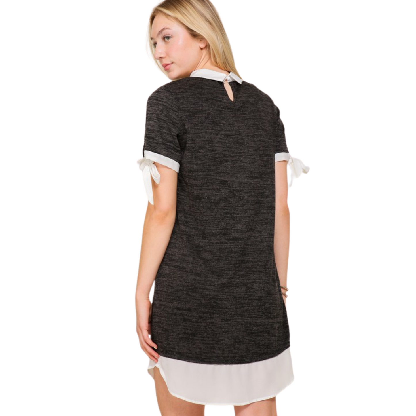 Misia Embellished Collared Midi Dress (S-L)