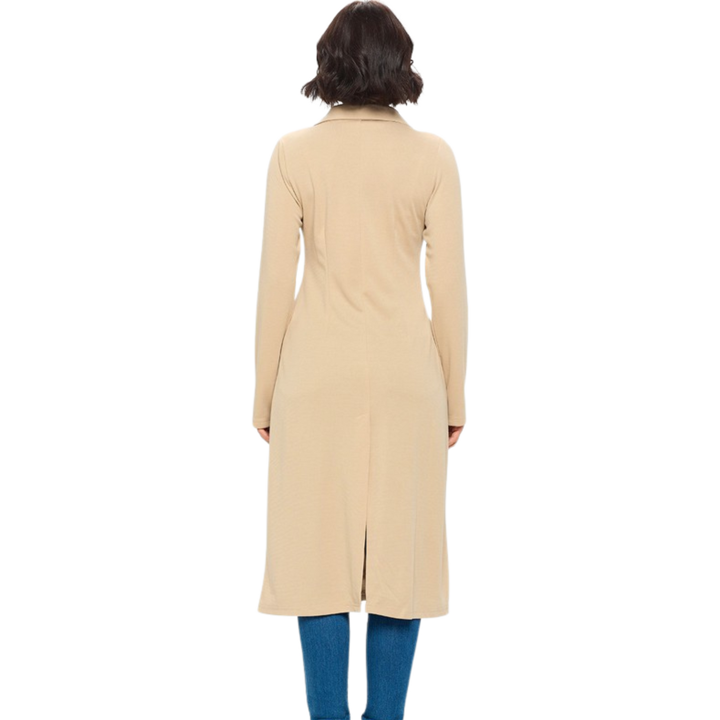 Ever B Light Weight Trench Coat Beige & Black S-L