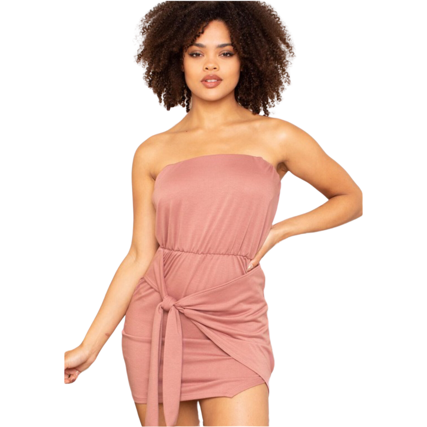 Symphony Mauve TubeTop Mini Dress