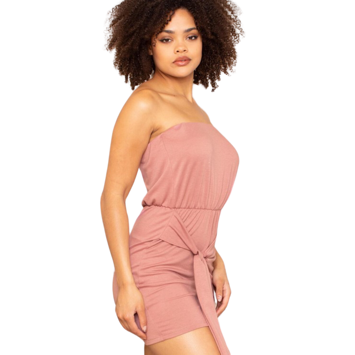 Symphony Mauve TubeTop Mini Dress