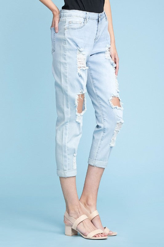 Urban Chic Boyfriend Jeans Light Wash (1-15)