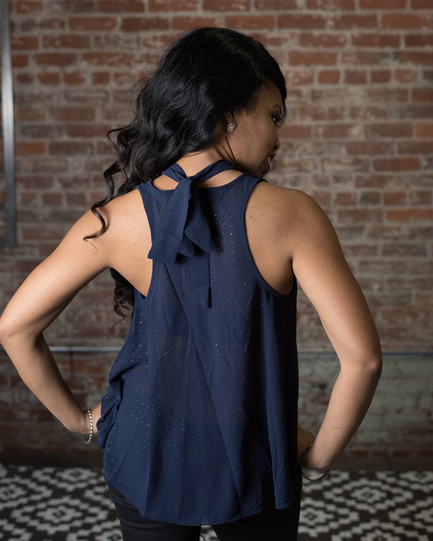 Vocal Rhinestone Tank Top (S-XL)