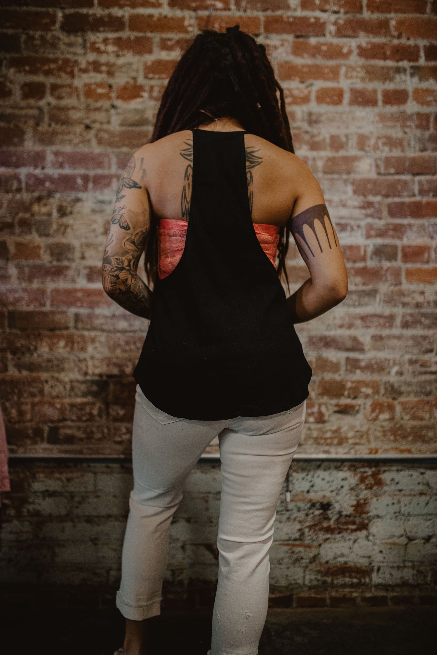 Vivilish High-Neck Rib Crop Cami (4 Colors! XS-XL)