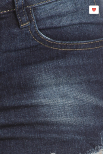 Denim Couture Classic Skinny Jeans Dark Distressed Denim (0-15)