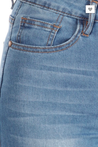 Denim Couture Classic Skinny High-Rise Light Wash 5 Button Denim (0-15)