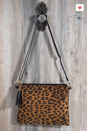 L.I.B. New York Animal Print Crossbody