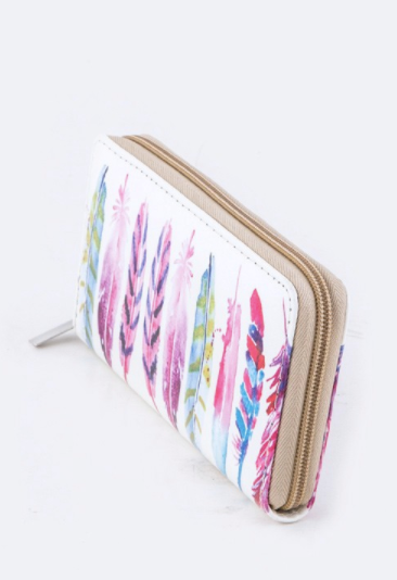 Bijorca Boho Feather Wallet