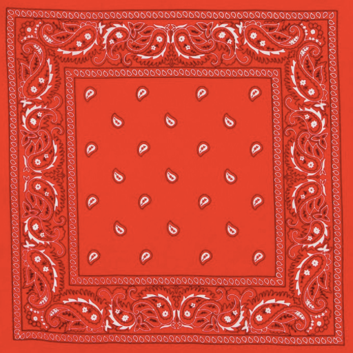 Paisley Bandana (Available in Black, Red, White, & Gray)