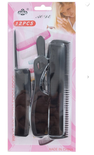 AODE 12 Piece Comb Set