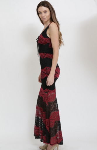 Clara Story Maxi Dress (Burgundy OR Green S-L)