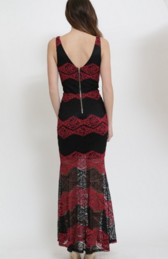 Clara Story Maxi Dress (Burgundy OR Green S-L)