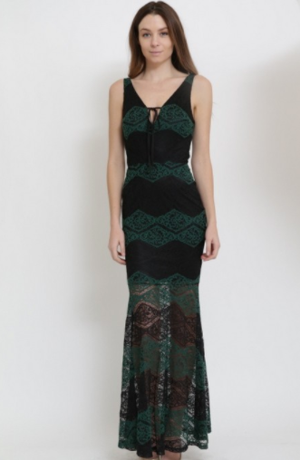 Clara Story Maxi Dress (Burgundy OR Green S-L)