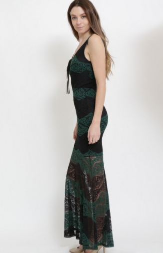 Clara Story Maxi Dress (Burgundy OR Green S-L)