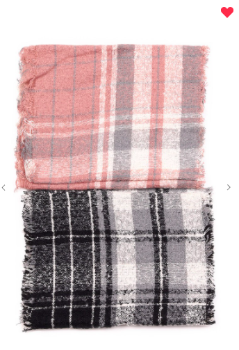 Plaid Infinity Scarves (4 Different Colors!)