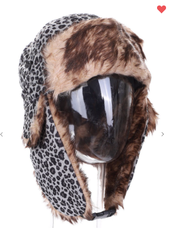 Leopard Trapper Hat (Available in 3 Colors!)