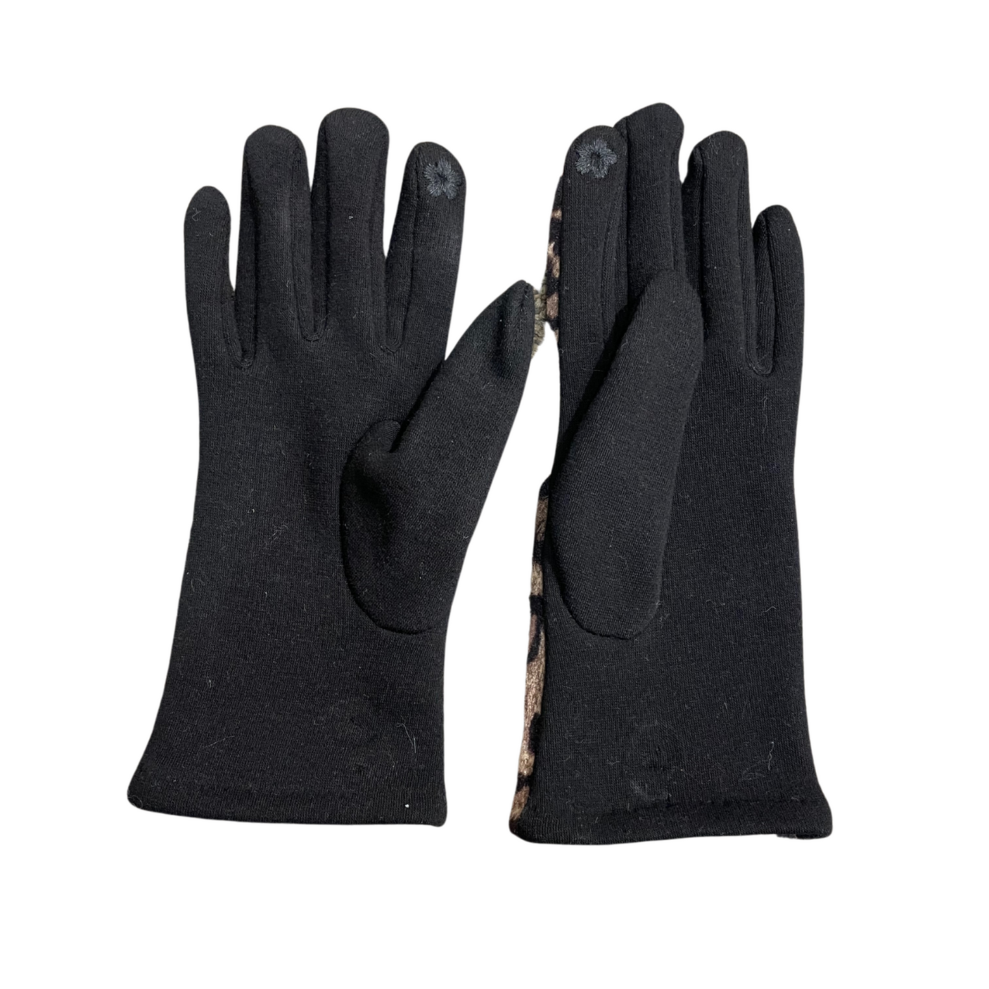 Fashion Collection Luxe Nylon Cheetah Gloves