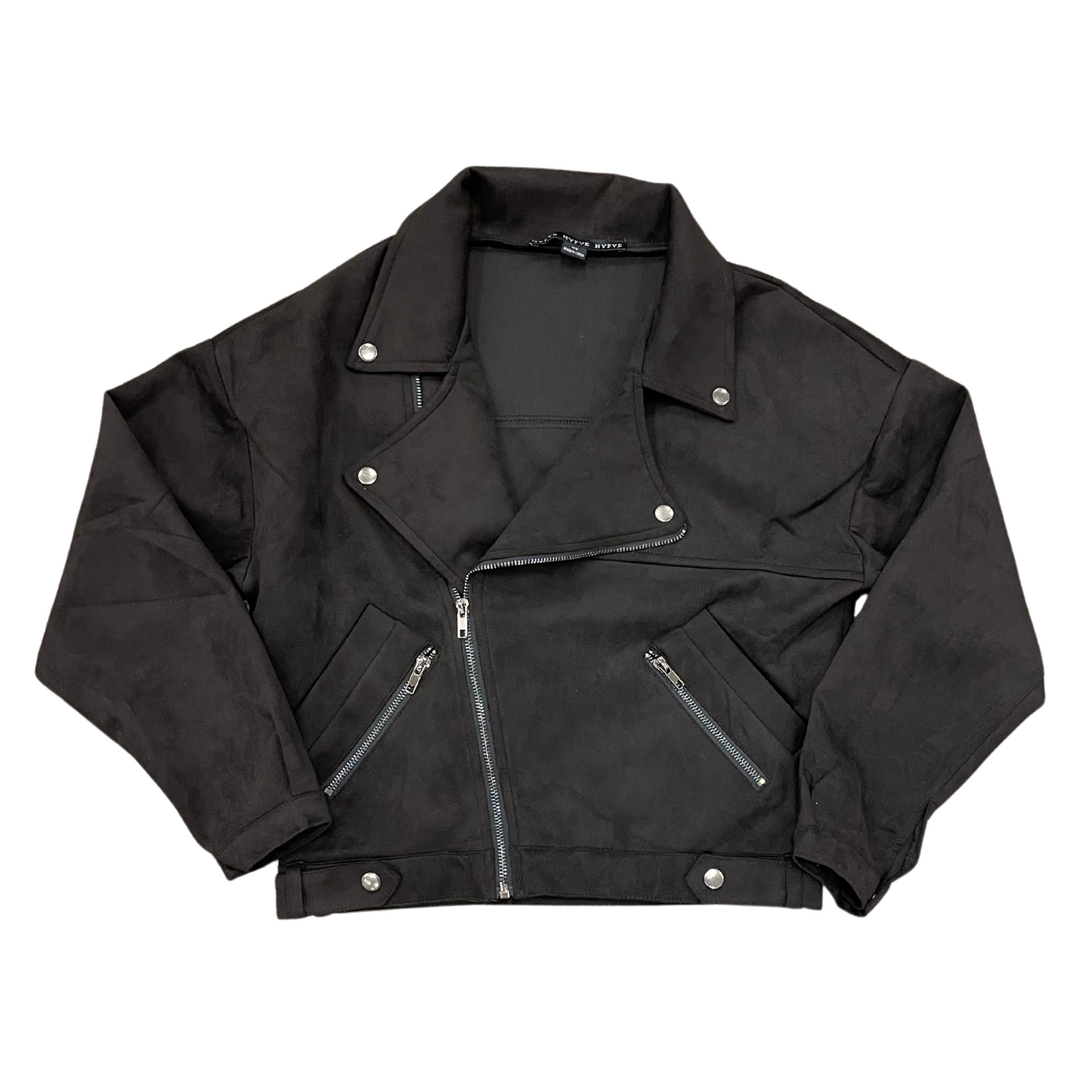 Hyfve Suede Motto Jacket Maroon or Black (XS-L)