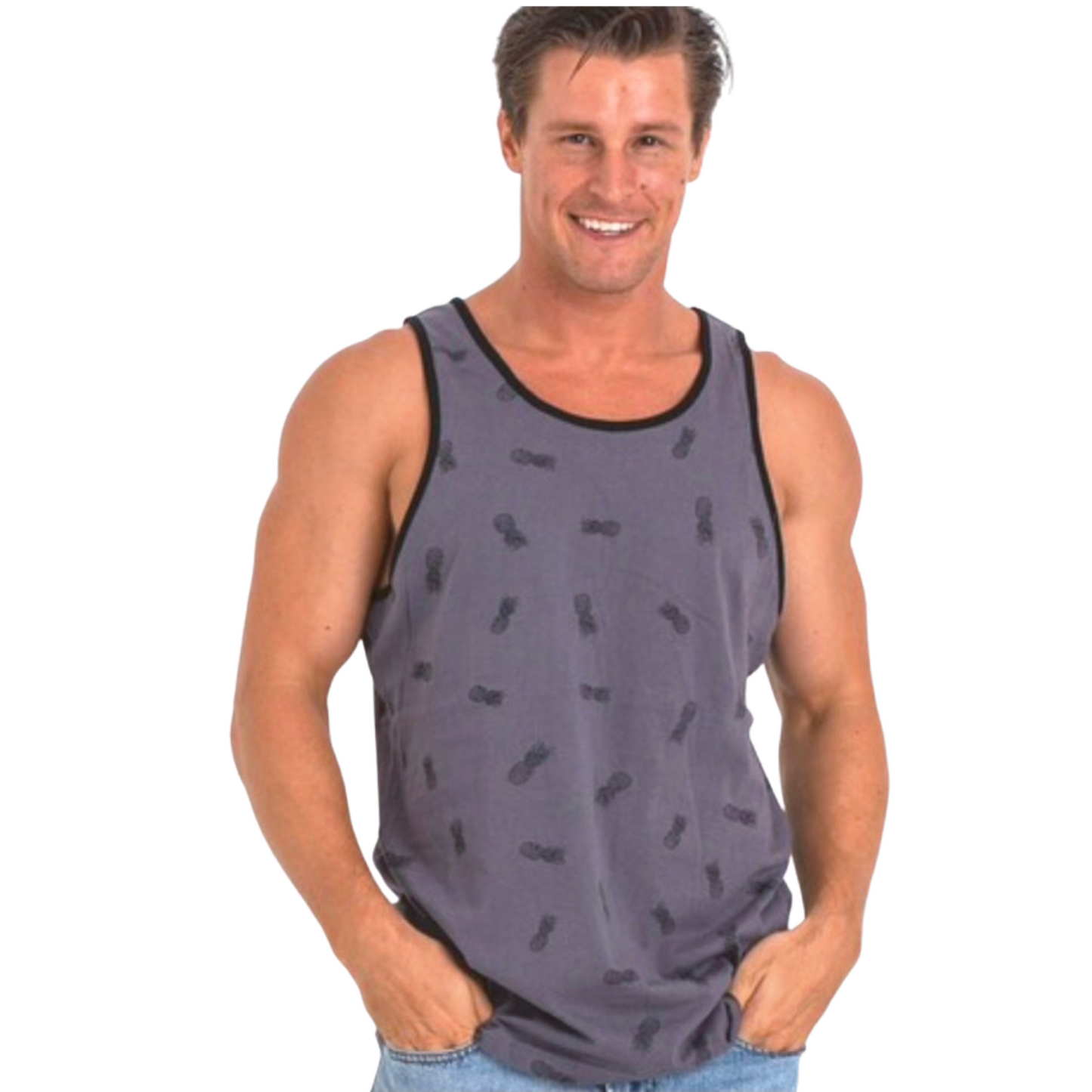 U.S. Apparel Pineapple Tank (S-2XL)