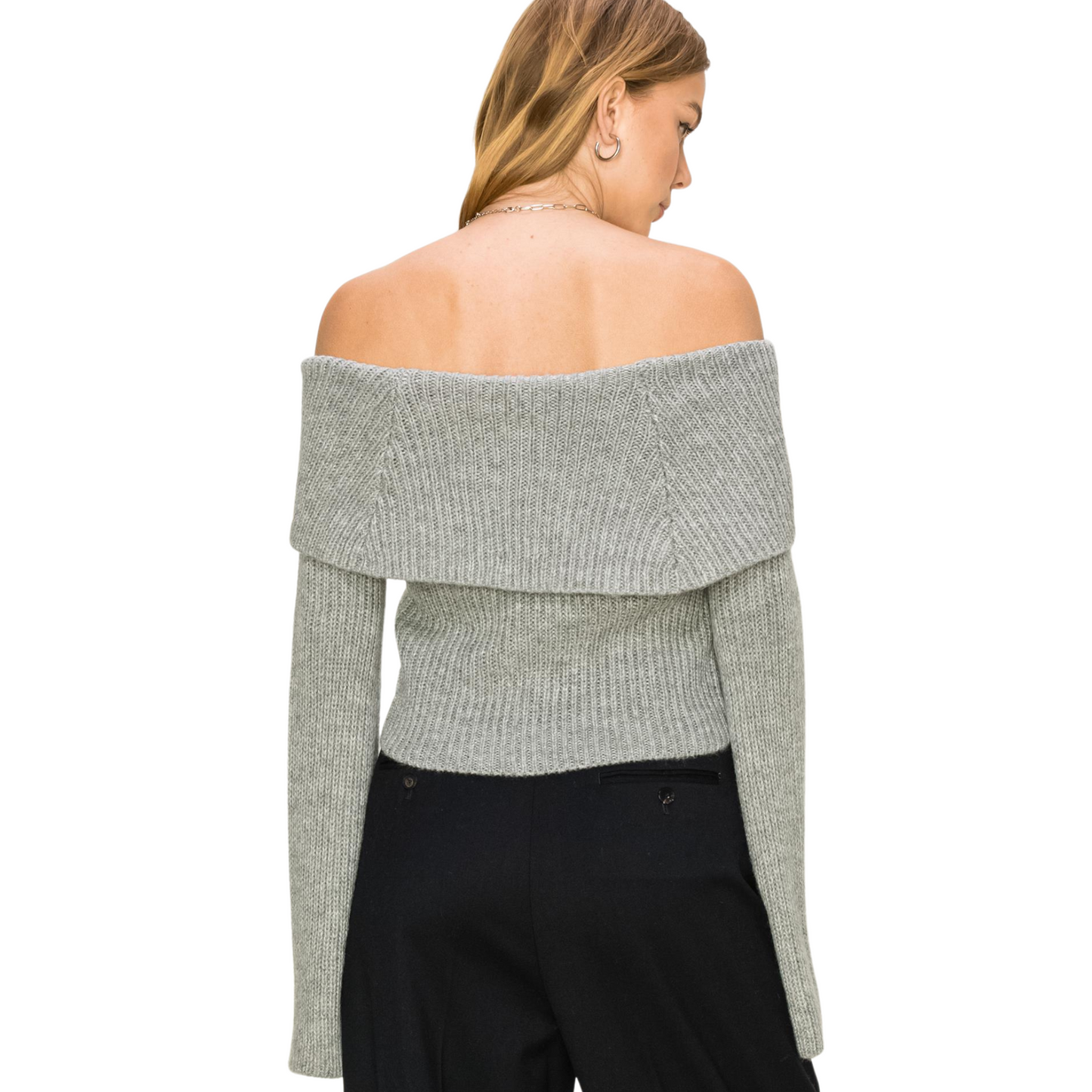 Hyfve Knit Turtle Neck Sweater W/ Bell Sleeves (3 Colors! S-L)