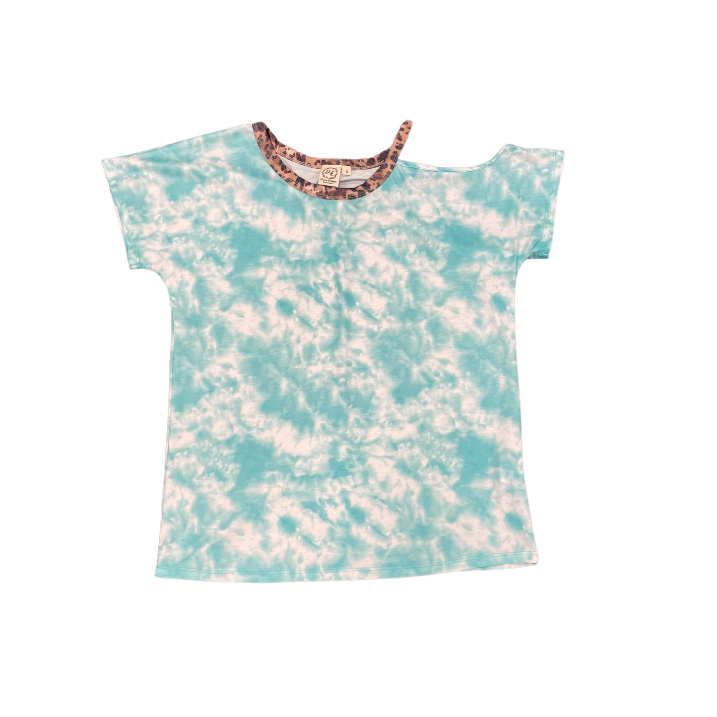 Grace & Emma Open Shoulder Leopard Top 2 Colors! (S-2XL)