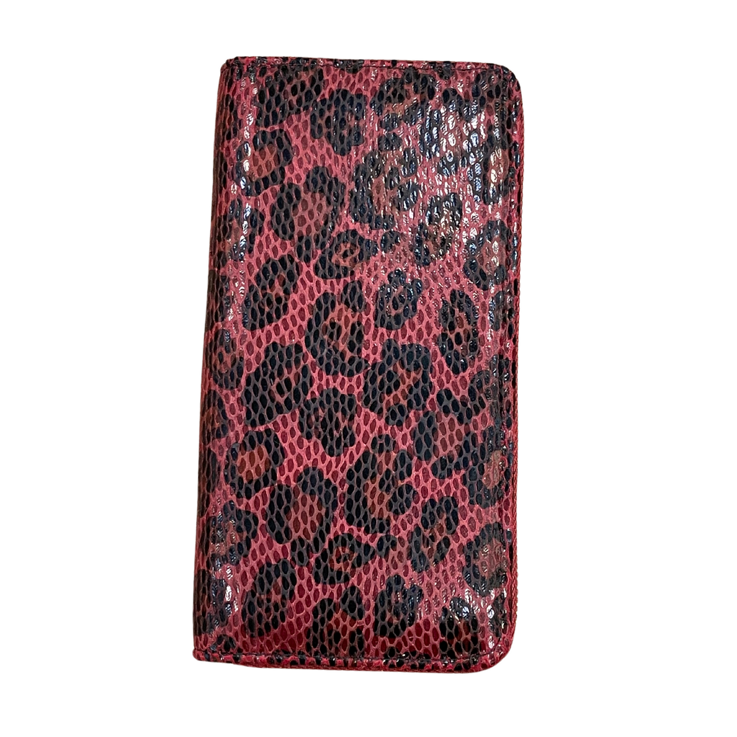 Justin&Taylor Printed Wallet (Leopard & Burgundy)