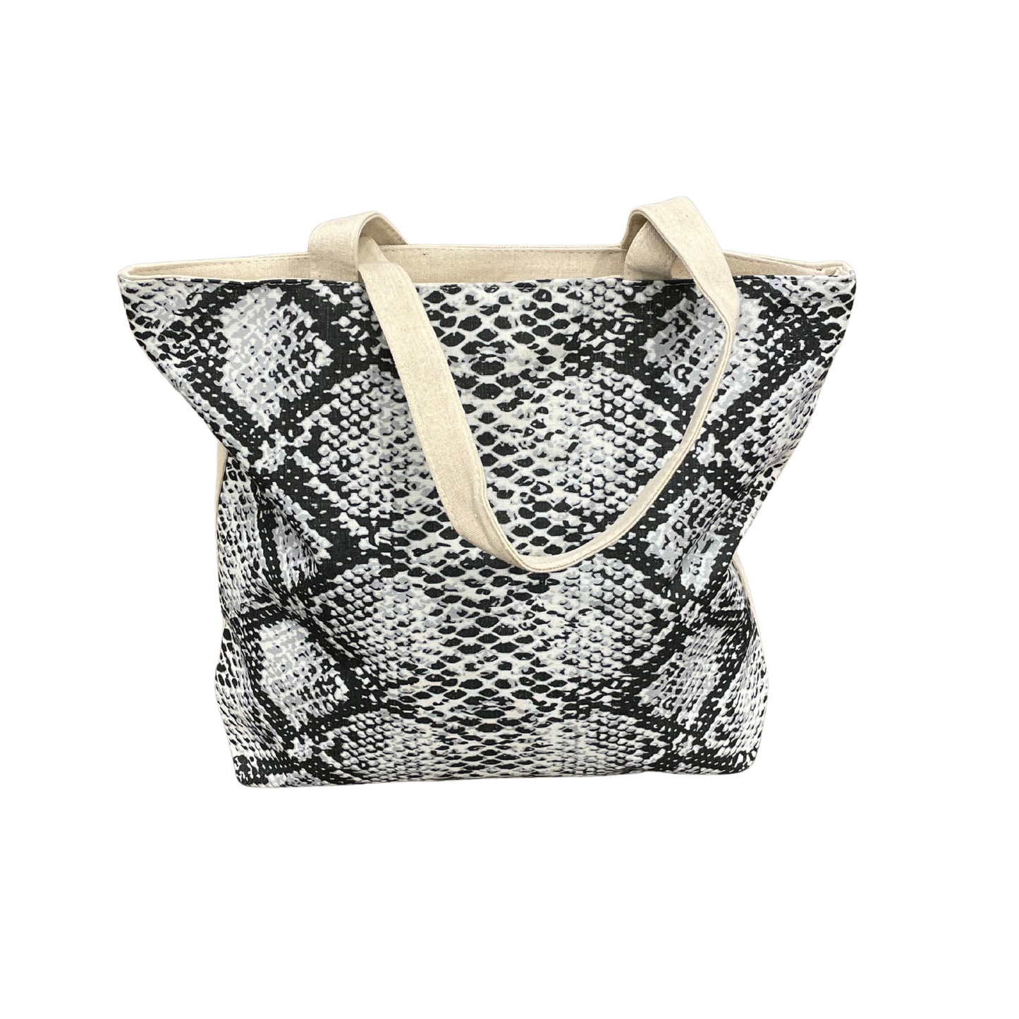 Justin&Taylor Snake Print Reusable Tote Bag