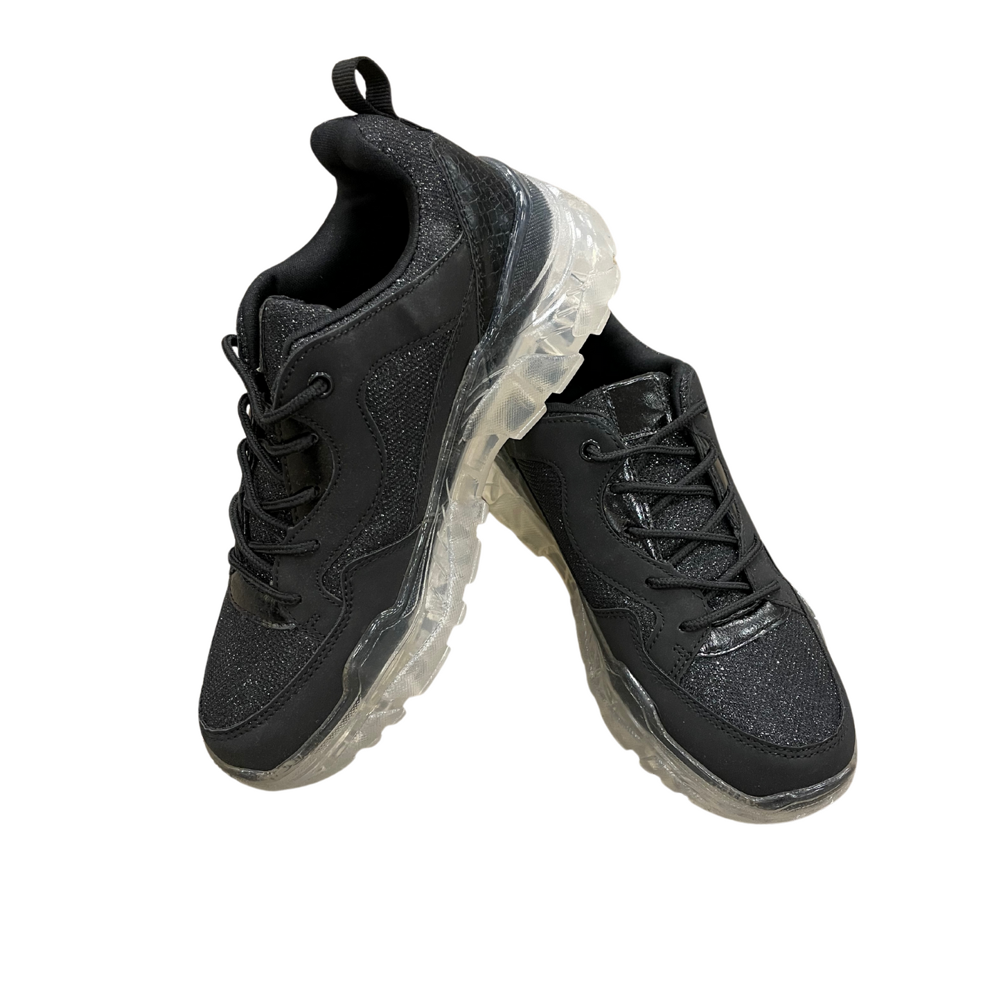 Black Sequin Sneaker (6-11)