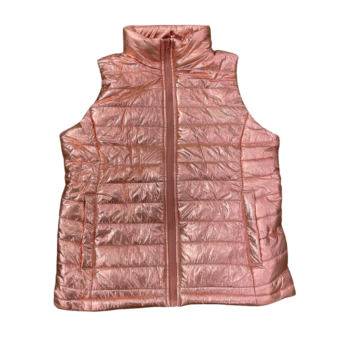 Metallic Vests Pewter or Rose Gold (S-2XL)