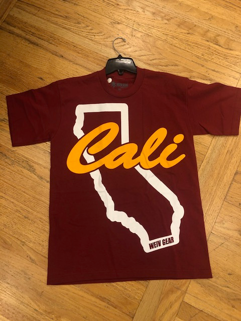 WEIV King of Cali Tee Burgundy (S-3XL)