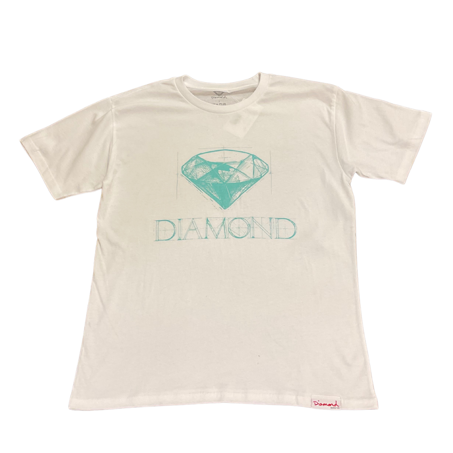 Diamond Supply Blue Print Tee Black or White (S-2XL)