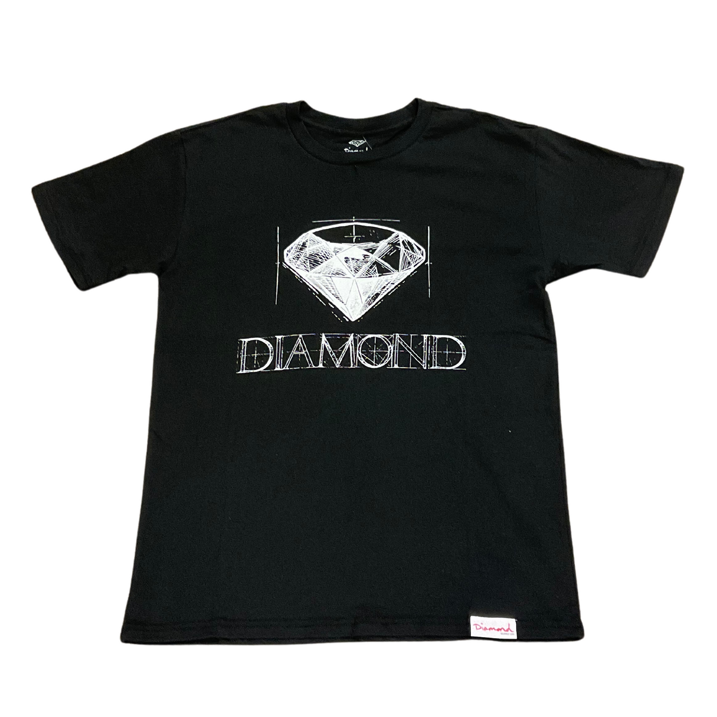 Diamond Supply Blue Print Tee Black or White (S-2XL)