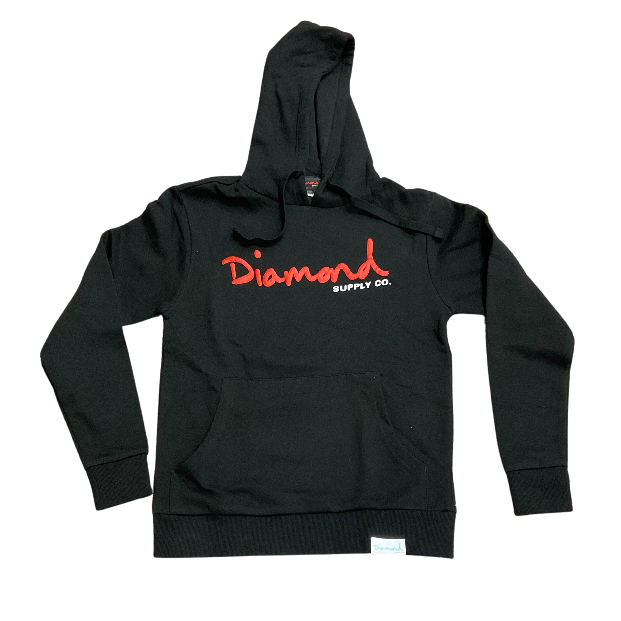 Diamond Supply OG Script Hoodie Red S 2XL Free Culture Clothing