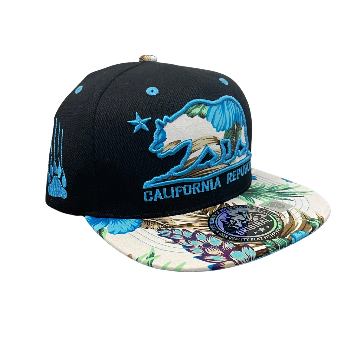 California Republic Blue Tropical Bear