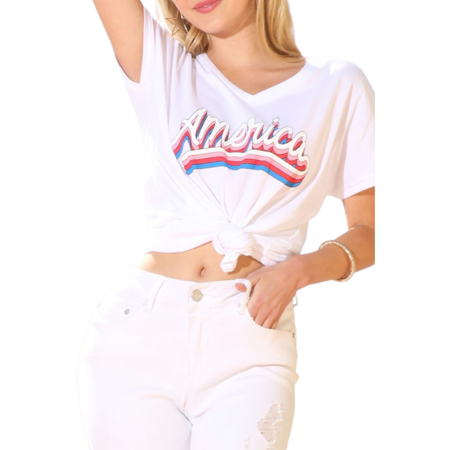 Ninexis America Graphic Tee (Black or White S-XL)