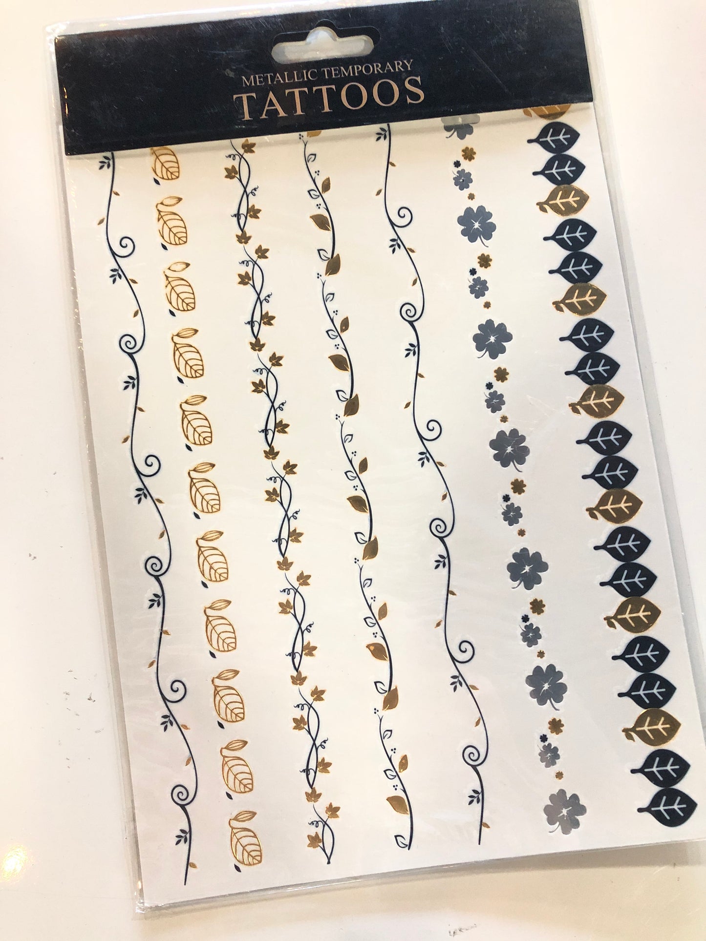 Metallic Temporary Tattoo (Assorted Designs)