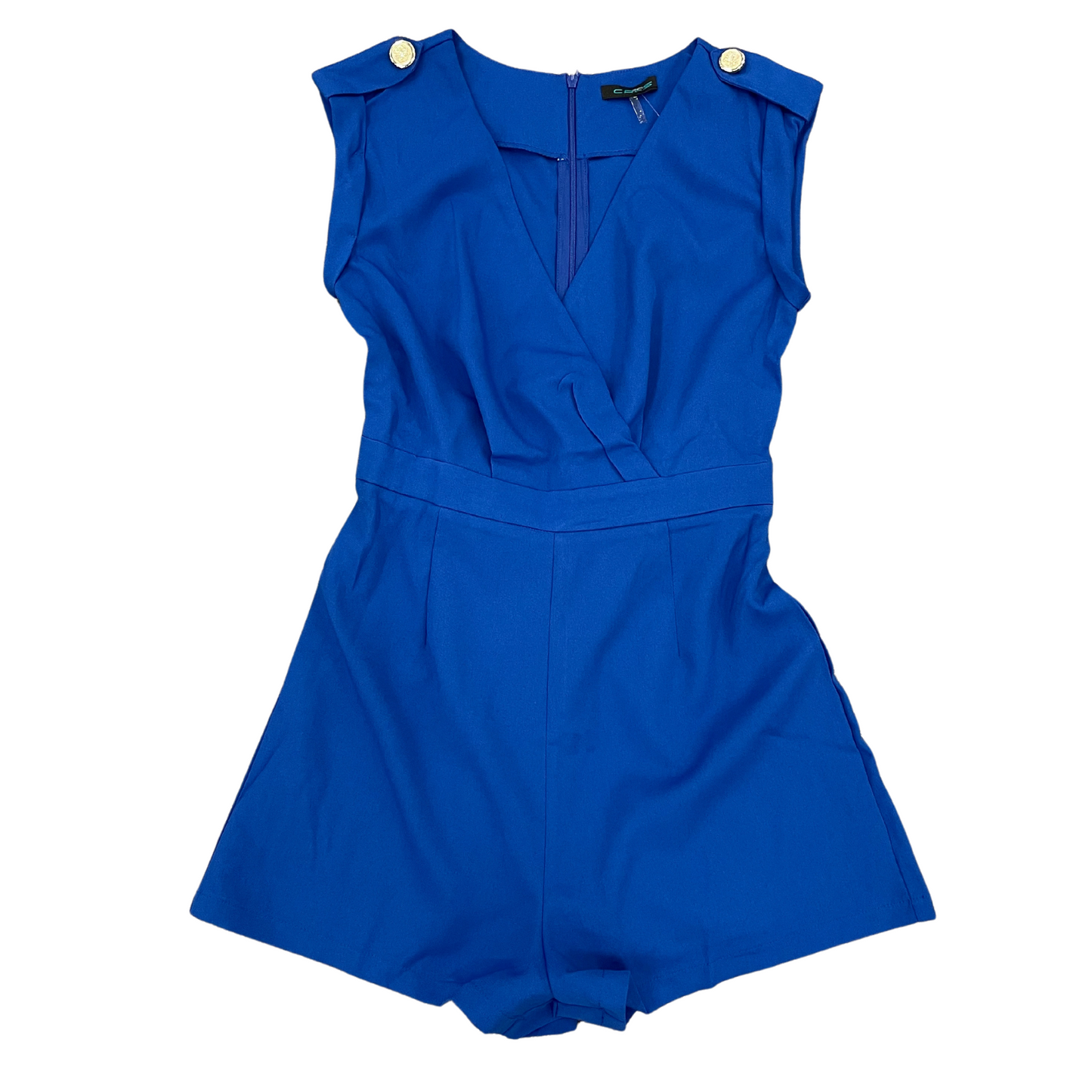 Cals Blue Romper W/ Gold Belt (S-L)
