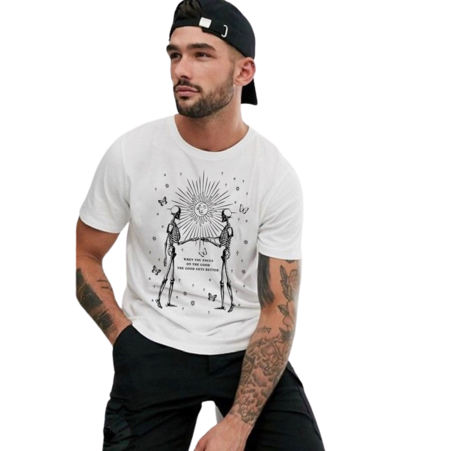 No Brand Skeletons Shirt (2 Colors S-XL)