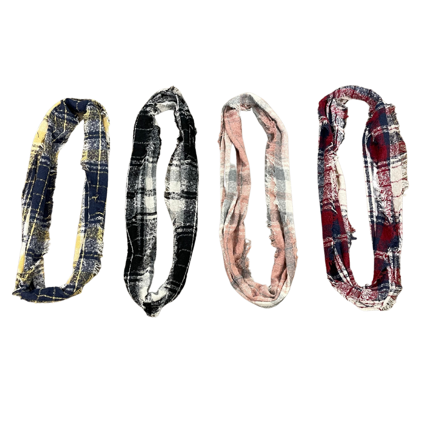 Plaid Infinity Scarves (4 Different Colors!)