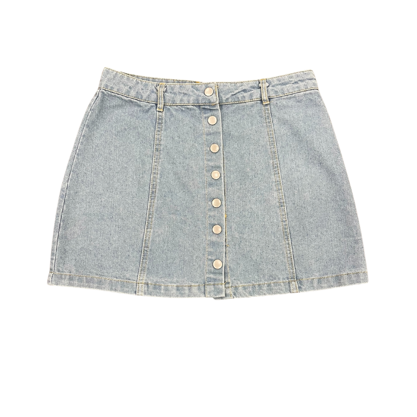 Hyfve Button Up Denim Skirt (S-L)