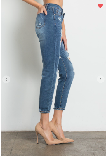 Urban Chic Boyfriend Jeans Dark Wash (1-15)