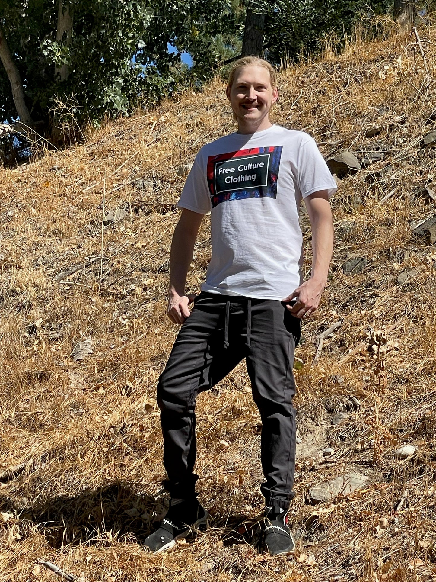 Free Culture Square Tie Dye Tee (S-3XL)