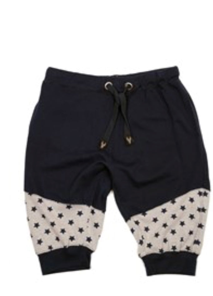 Hawks Bay Navy Star Jogger Shorts (S-XL)