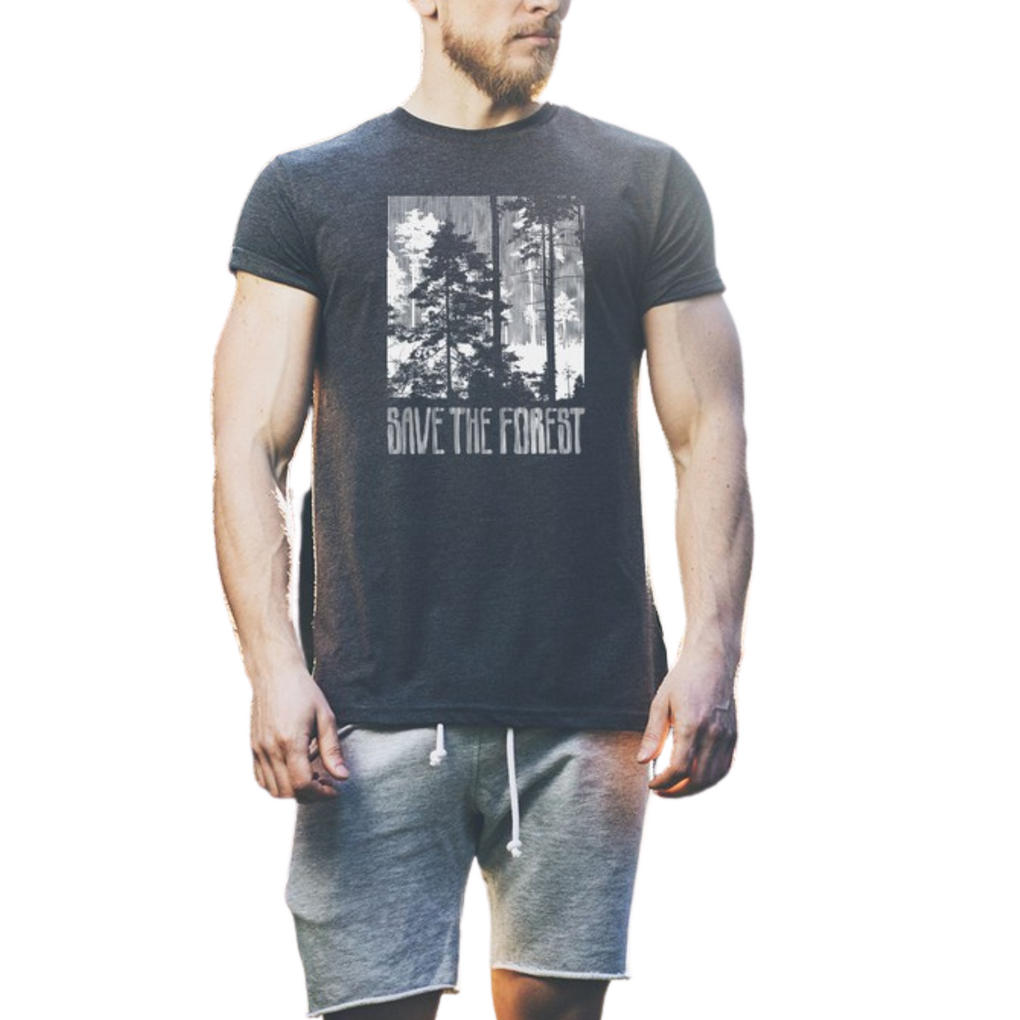No Brand Forest Graphic Tee (S-XL)
