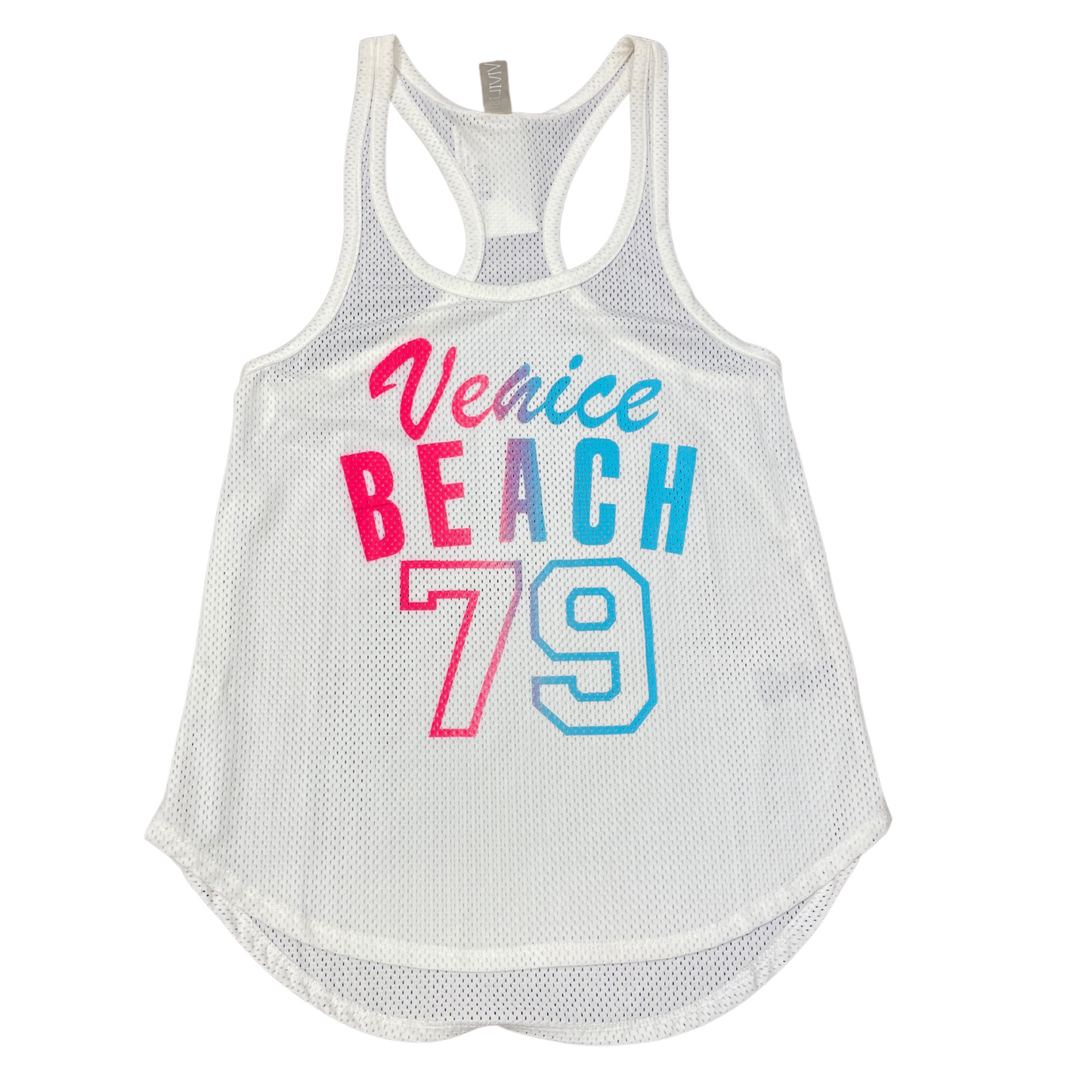 Vivilish Jersey Mesh Tank (White or Black XS-XL)