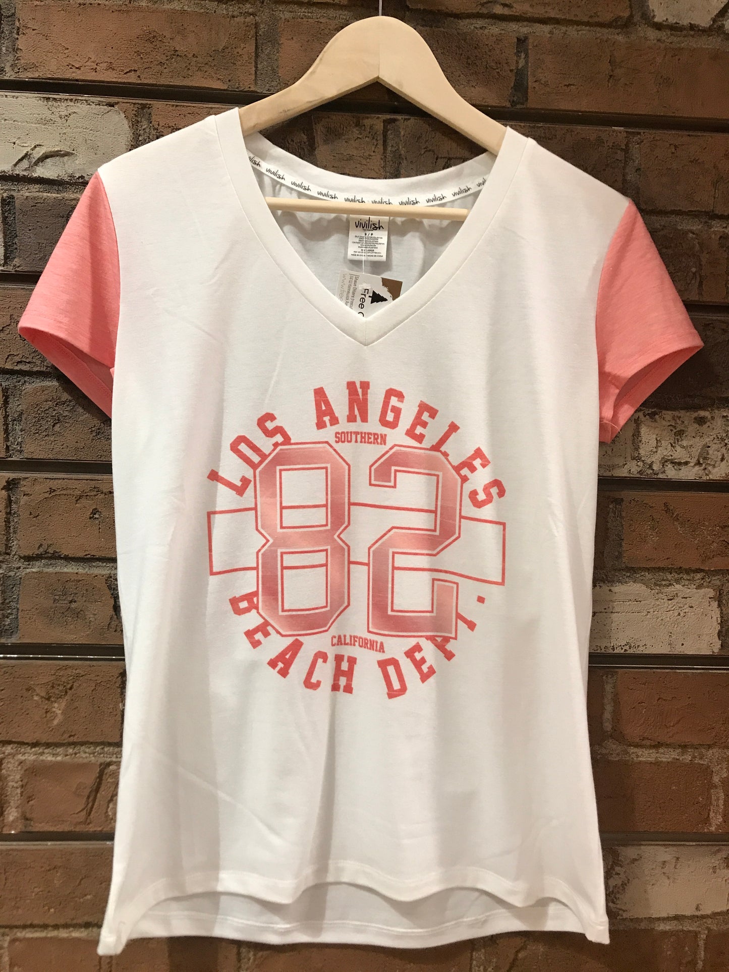 Vivilish LA Beach Dept Athletic V-Neck (XS-XL)