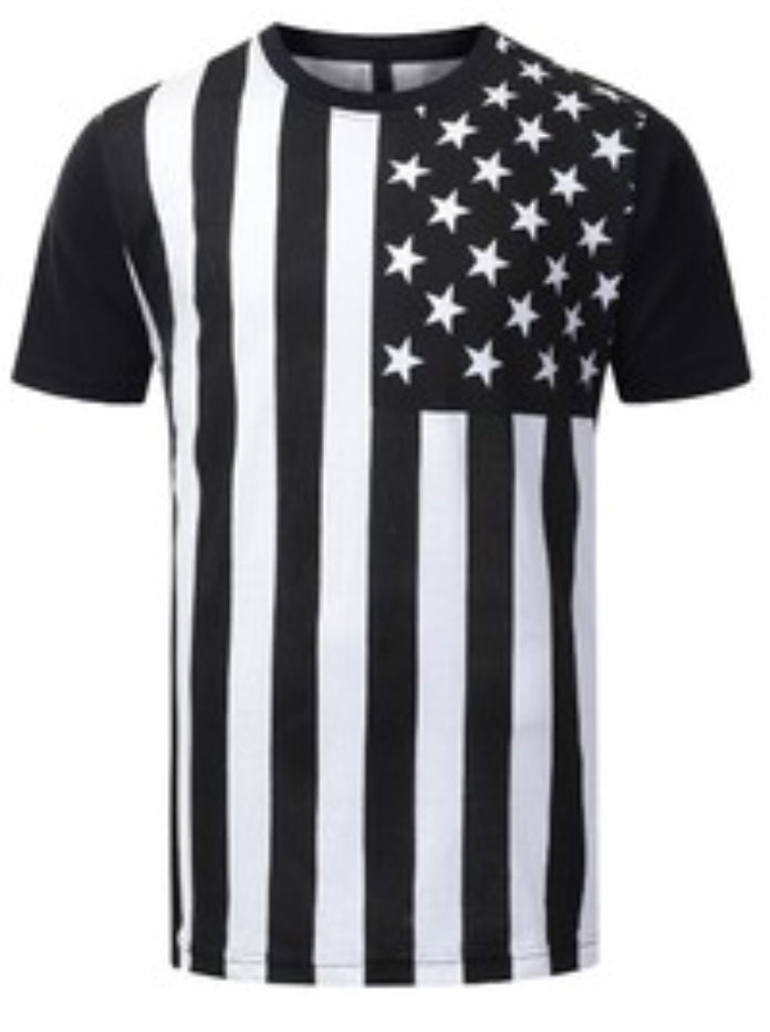 Hawk's Bay American flag Tee (S-2XL)
